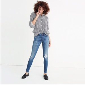 Madewell high rise skinny jeans